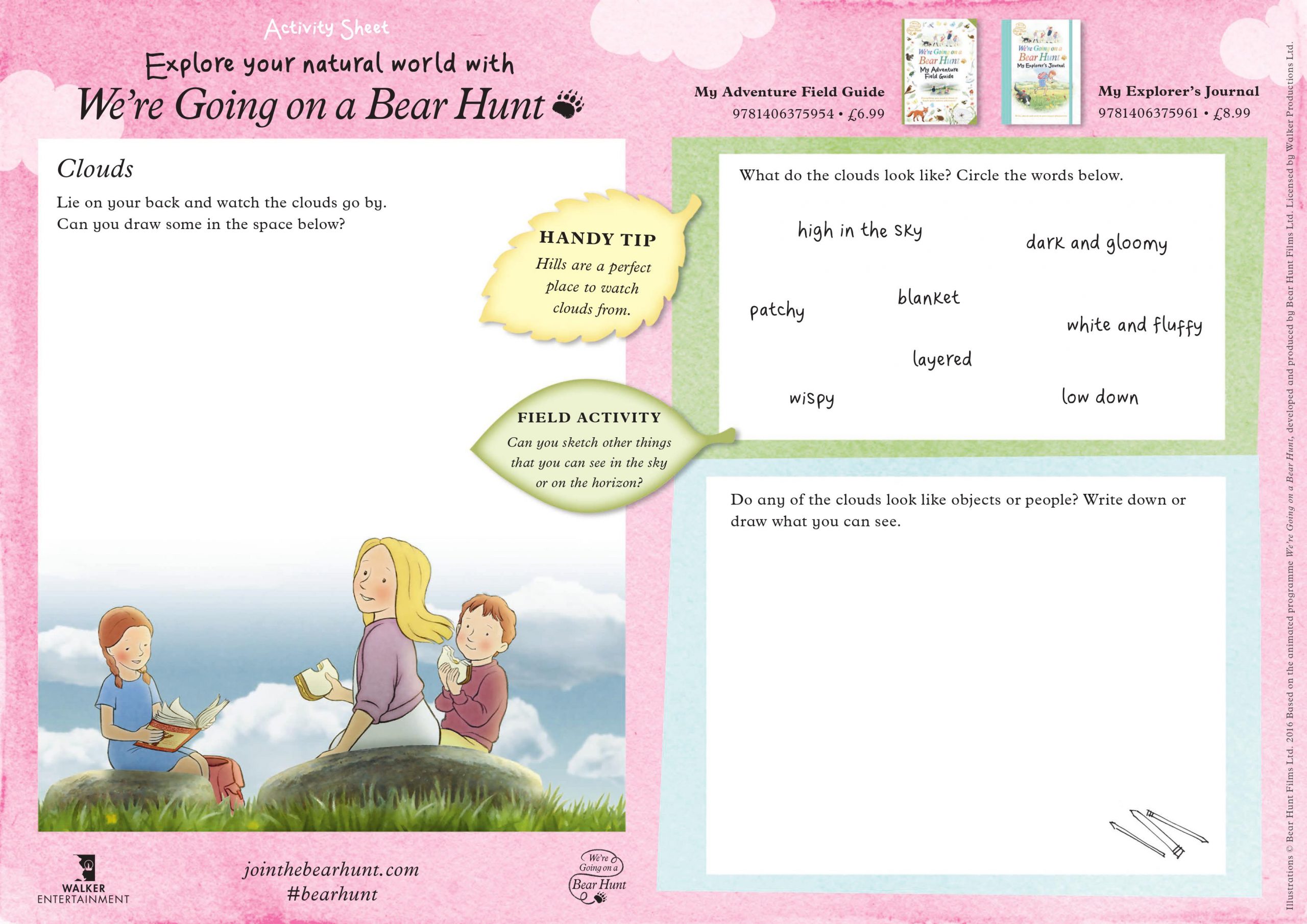 Bear Hunt Activity Sheet
