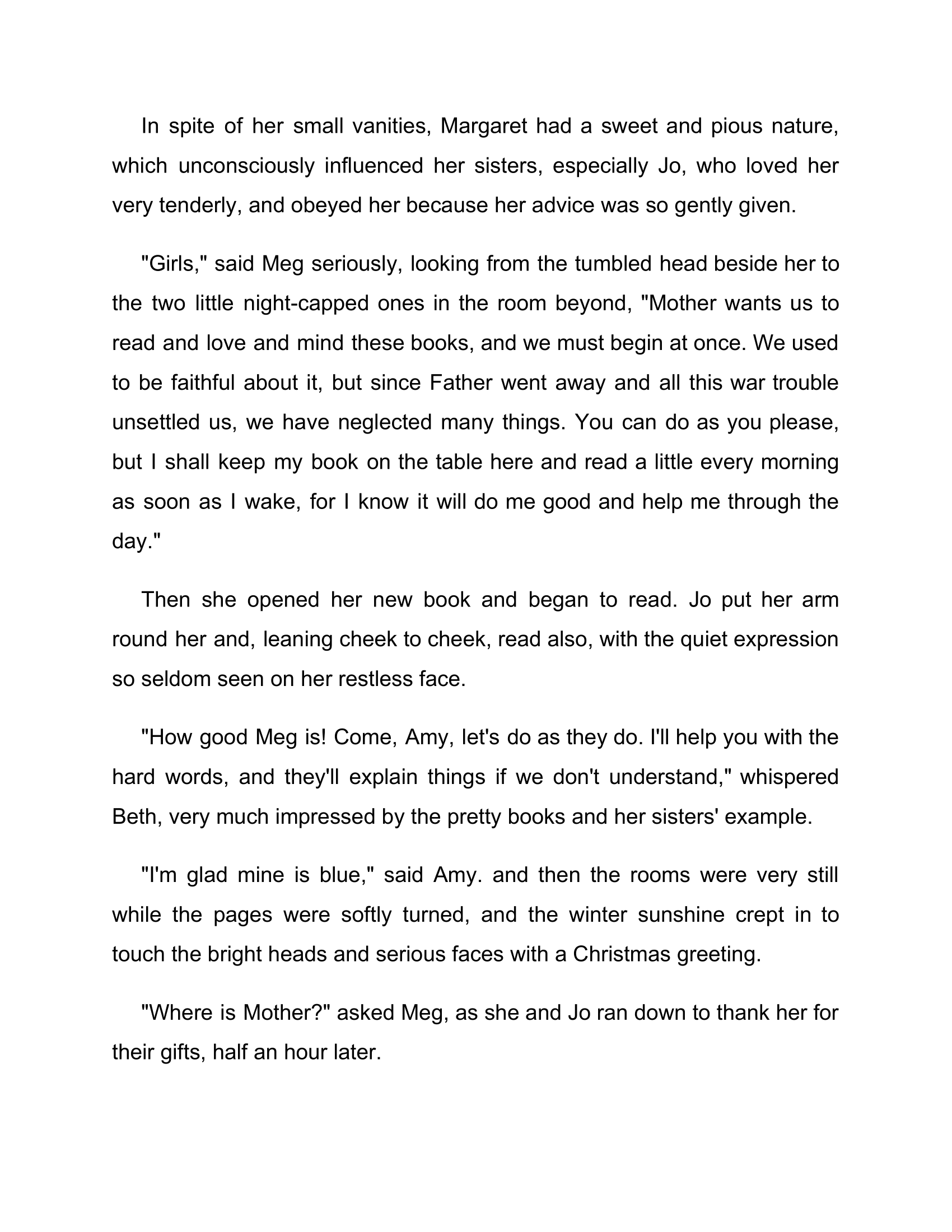 Little Women Read-Along Sheet (Chapter Two) - Image 3