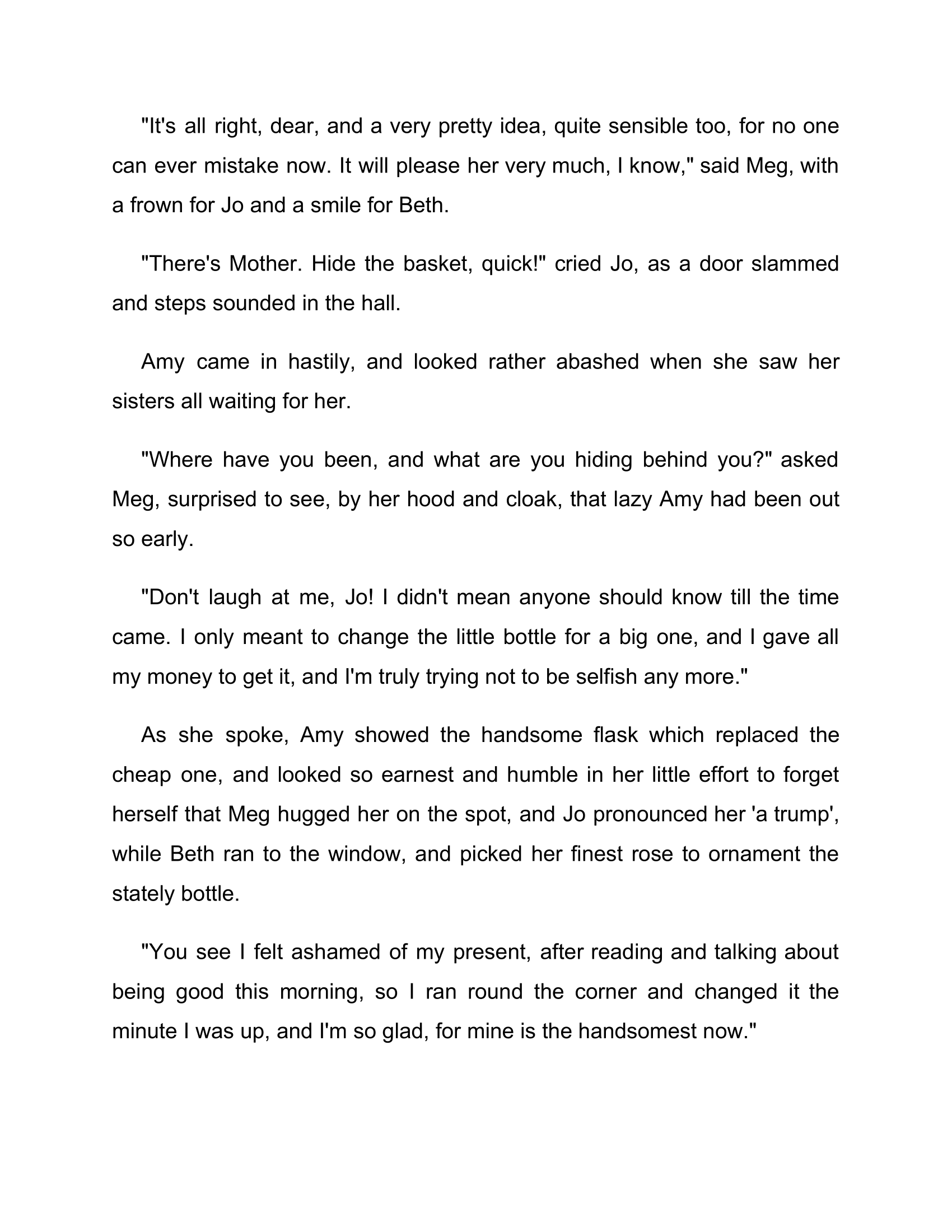 Little Women Read-Along Sheet (Chapter Two) - Image 5
