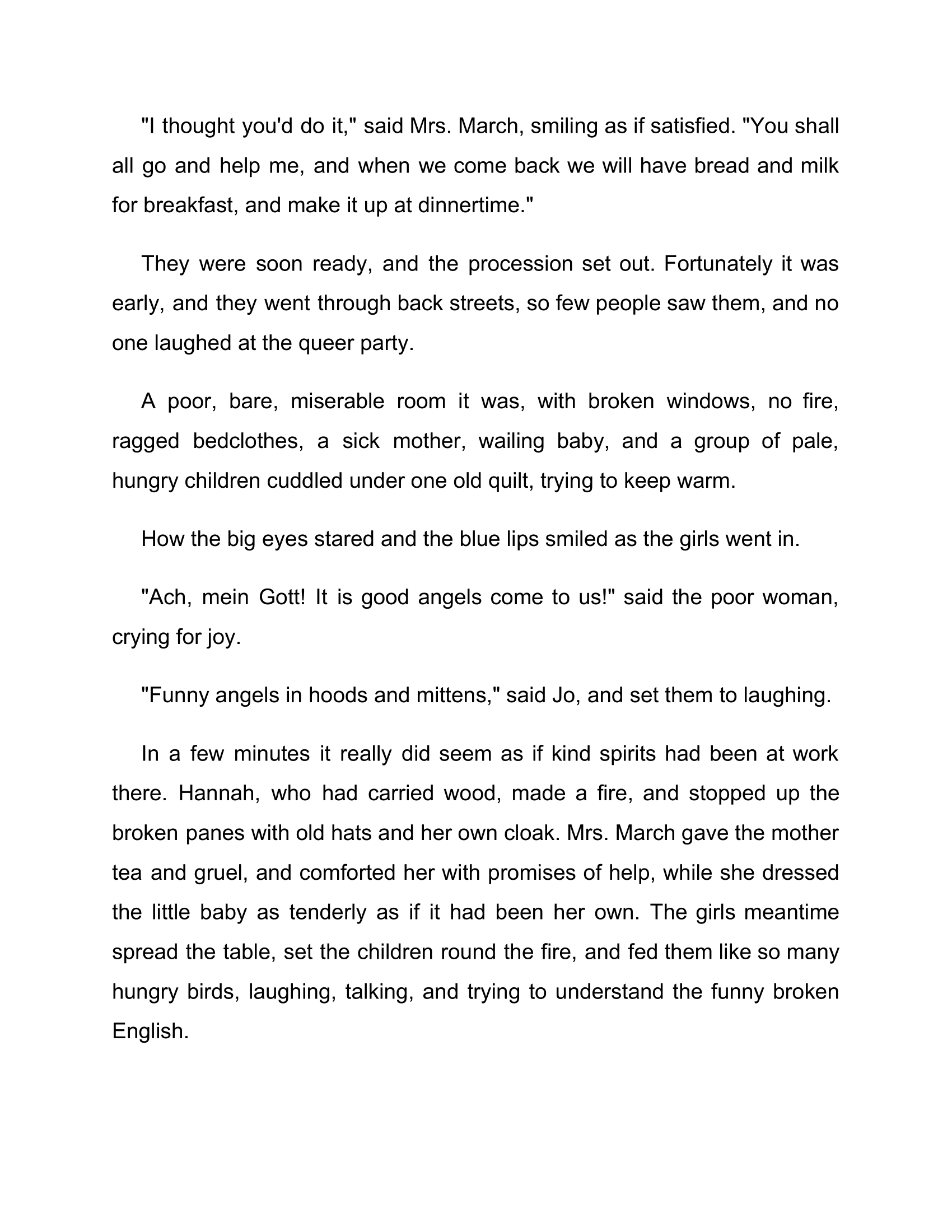 Little Women Read-Along Sheet (Chapter Two) - Image 7