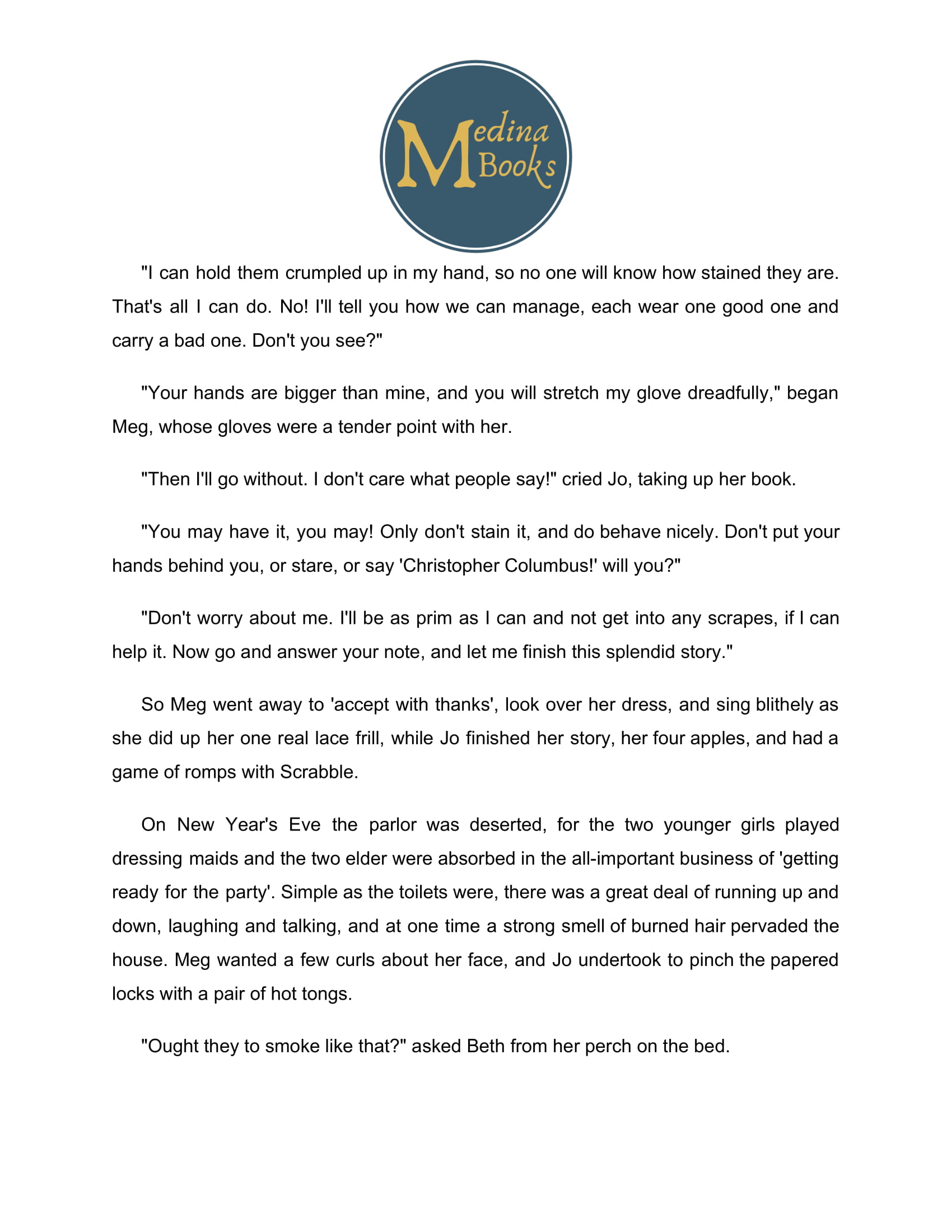 Little Women Read-Along Sheet (Chapter Three) - Image 4