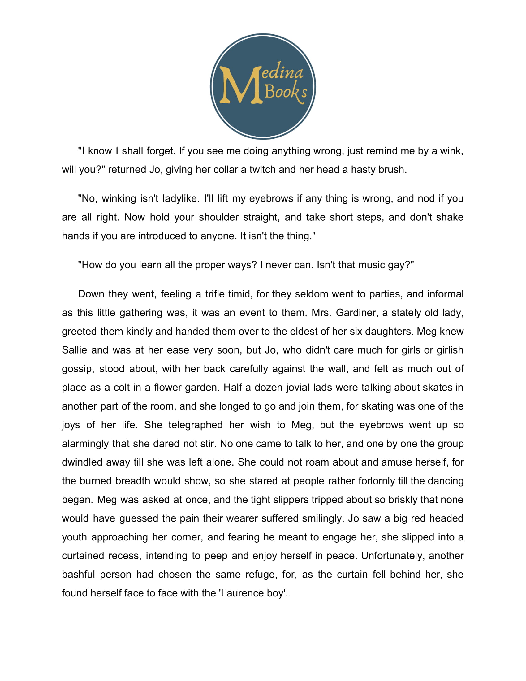 Little Women Read-Along Sheet (Chapter Three) - Image 7